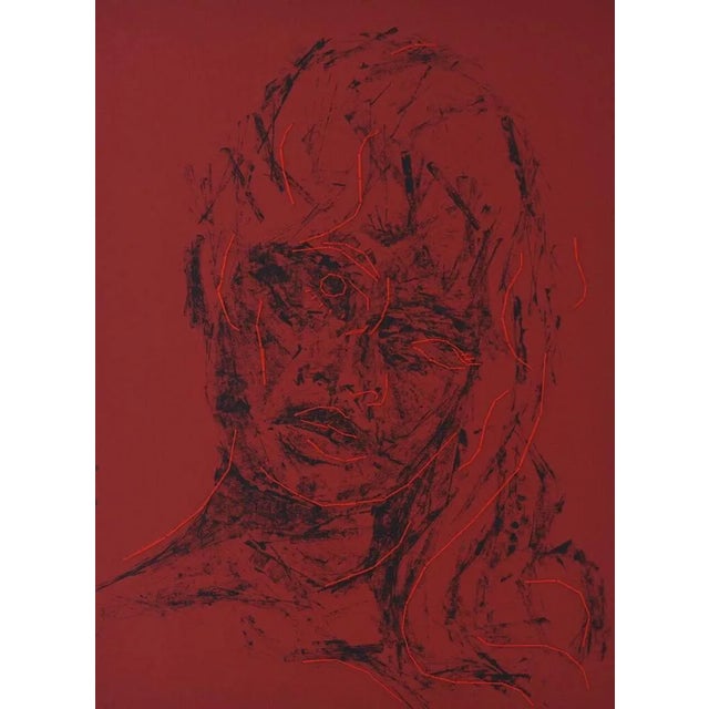 Ant Pearce "Brigitte #1 #4" 2016 Pop Art Mixed Media Portrait For Sale