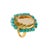 The Odessa Ring is a vintage-style masterpiece, meticulously created with semi-precious stones. Its large oval center is...