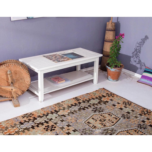 Vintage Decorative Turkish Kilim Rug For Sale In Los Angeles - Image 6 of 6
