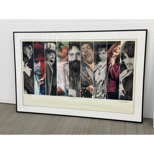 Baron Wolman Multiplex I Poster Collage, Signed For Sale - Image 12 of 12