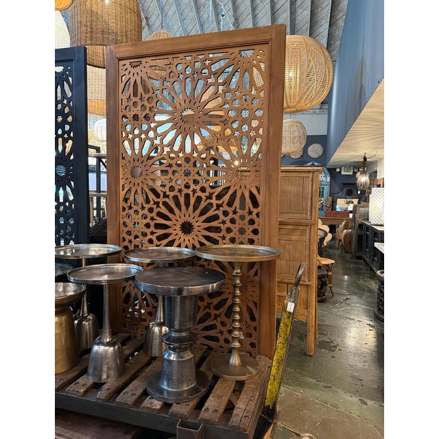 Vintage Large Moroccan Screen Panel For Sale In Los Angeles - Image 6 of 6