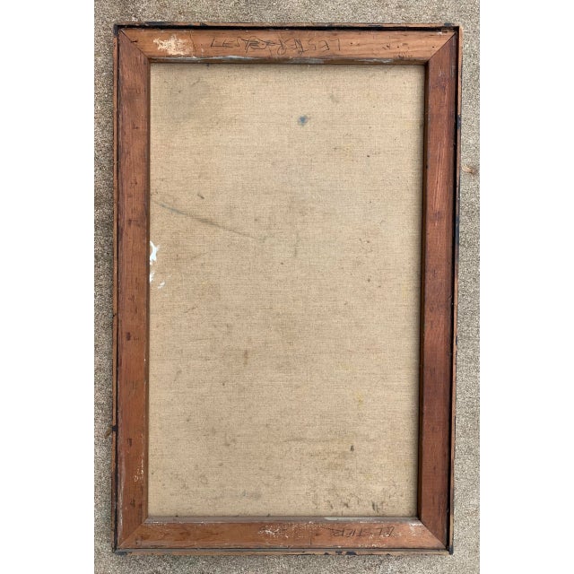 1973 Mid Century Abstract Oil Painting by Stephania Lestier For Sale - Image 4 of 7