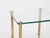 Brass and Glass 2-Tier Side Table or Nightstand from Maison Jansen, France, 1970s For Sale - Image 10 of 14