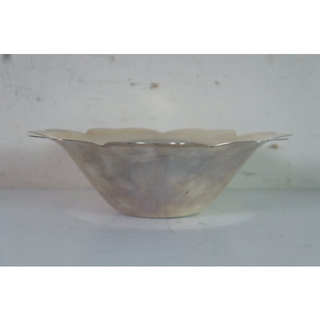 Mid 20th Century Mid 20th Century Tiffany & Co. Sterling Silver Floral Bon Bon Dish For Sale - Image 5 of 9