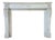 Statuary White Marble Fireplace Mantel, 1790 For Sale
