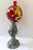 Victorian 19th Century Harvard Student Table Lamp With Red Glass Globe For Sale - Image 3 of 13