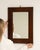 French 19th Century France Brown Wood Mirror For Sale - Image 3 of 8