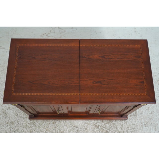 Stickley Regency Style Cherry Slide Open Top Server For Sale In Philadelphia - Image 6 of 18