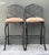Vintage Veneman Cast Aluminum Branch Barstools. - A Pair For Sale - Image 9 of 12