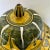 Italian Hand Painted Green and Yellow Ceramic Urn With Lid For Sale - Image 9 of 13
