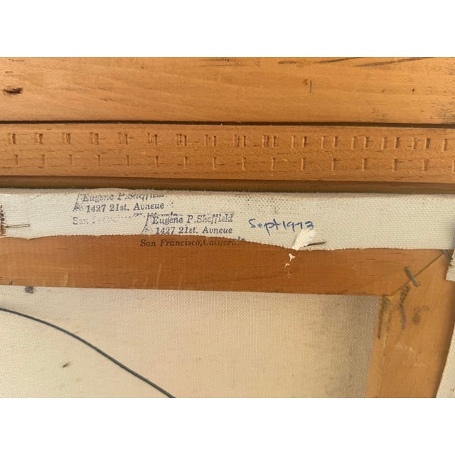 Bright Pink 1973 Pascal Cucaro Large Circus Oil Painting For Sale - Image 8 of 12