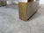 1970s Paul Mayen for Habitat Architectural Aluminum & Brass Rectangular Coffee Table Base For Sale In Miami - Image 6 of 12