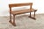 Antique Oak Bench, 1900s For Sale - Image 10 of 12