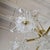 1990s Mid Century Modern Murano Glass and Brass Chandelier For Sale - Image 9 of 15