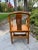 Vintage Chinese Ming Style Horseshoe Chair With Woven Seat For Sale - Image 11 of 14