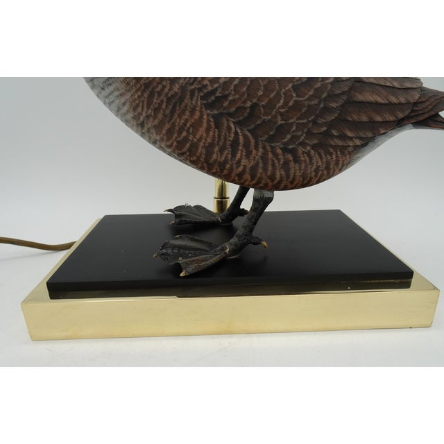 Duck Table Lamp in Polished Brass, 1970s For Sale - Image 12 of 18
