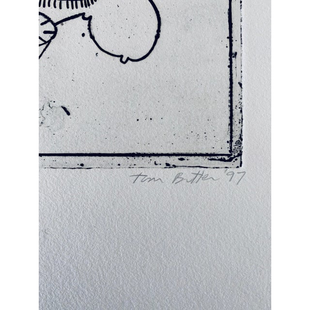 tom Butter, American Artist Contemporary Etching Tom Butter Cartoon Cactus Desert Landscape, 1997 For Sale In Miami - Image 6 of 10