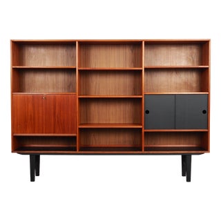 Danish Teak Bookcase, 1970s For Sale