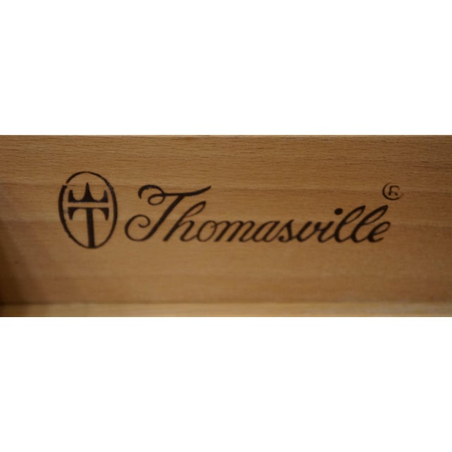 Brown Thomasville Furniture New American Oak Collection 22" Accent End Table 24531-210 For Sale - Image 8 of 12