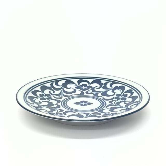 Mid 20th Century Classic Blue and White Porcelain Serving Platter by Dansk For Sale - Image 5 of 9