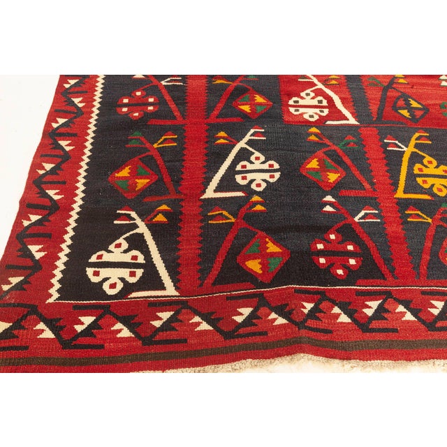 Doris Leslie Blau Vintage Afghan Kilim Rug For Sale In New York - Image 6 of 8