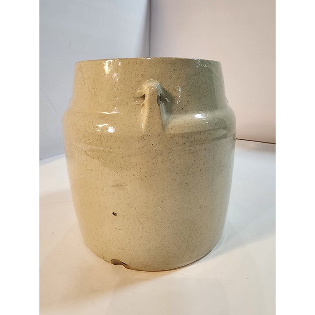 Gorgeous Antique Stoneware Crock For Sale - Image 4 of 8