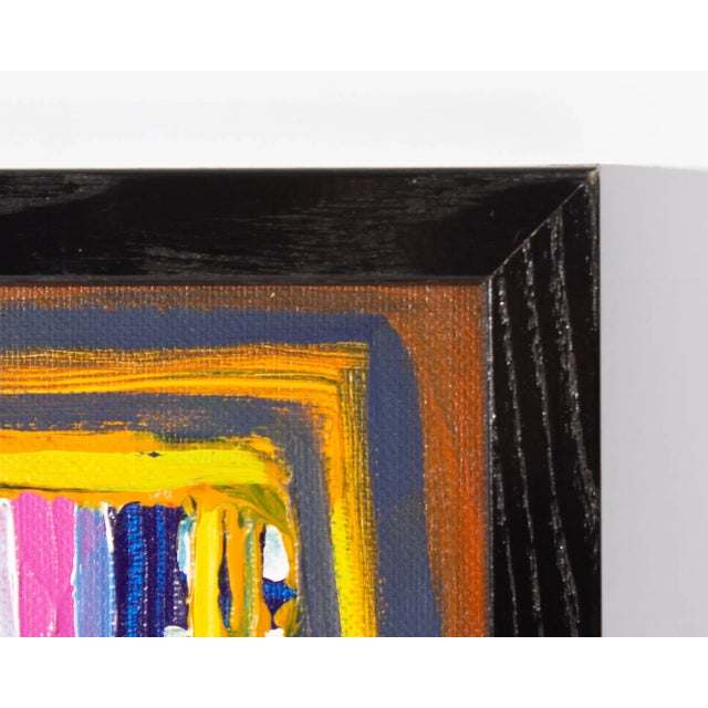 Contemporary “Silence” Abstract Acrylic on Board Painting by Vern Rader For Sale - Image 3 of 8