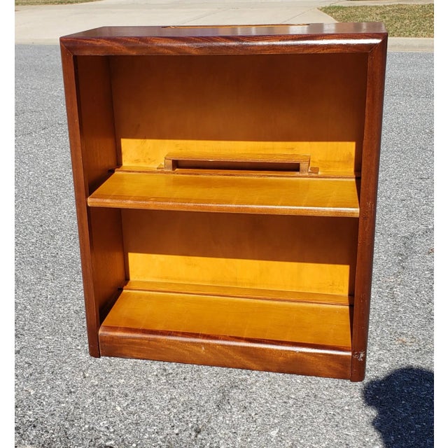 MidCentury Mahogany Encyclopedia Low Bookcase, 1960s Chairish