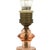 1930s French Art Deco Table Lamp in Pink Marble Glass, 1930s For Sale - Image 5 of 17