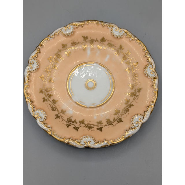 19th Century Jacob Petit French Porcelain Cup & Saucer Floral Design For Sale In New York - Image 6 of 12