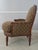 French Century French Louis XVI Style Bergere Chair & Ottoman For Sale - Image 3 of 18