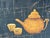 Chinese Export, Jappanned Screen, Crackle Lacquer, Gilt, Brass, China, 1960s For Sale - Image 9 of 18