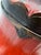 Antique Asian Red Lacquered Wood Covered Rice Bowl With Metal Hardware For Sale - Image 10 of 10