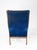 Armchair in Blue Velvet and Mahogany by Fritz Henningsen For Sale - Image 6 of 8
