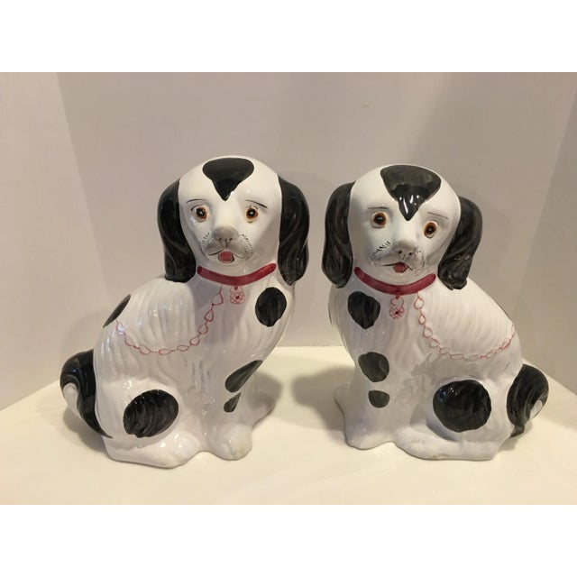 Vintage Hand Painted Dogs - a Pair For Sale - Image 4 of 9