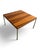 1960s Mid-Century Modern Coffee Table with Floating Top in Walnut and Chrome-Plated Square Steel Frame, 1960s For Sale - Image 5 of 16
