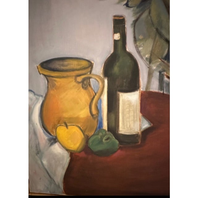 MCM Framed Still Life Table Scene For Sale - Image 11 of 12