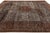 Textile 19th Century Antique Mahal Wool Rug With Faded Indigo & Rust Medallion For Sale - Image 7 of 11