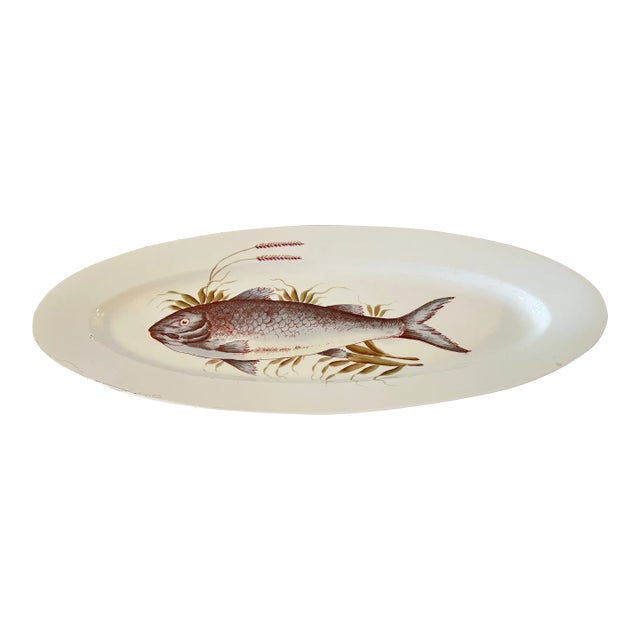 Karlsbad Haviland & Co. Hand-Painted Fish Platter For Sale