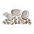 "Charlotte" Dinnerware-12 Place Settings + Serving-52 Pieces For Sale