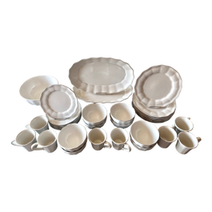 "Charlotte" Dinnerware-12 Place Settings + Serving-52 Pieces