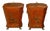 19th Century English Victorian Red Lacquer Cellarettes with Chinoiseries - a Pair For Sale