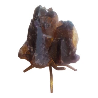 Amethyst Calcite Specimen For Sale