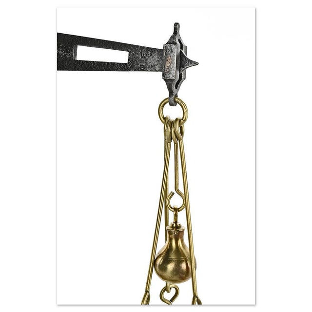Antique Cast Iron and Brass Scale from S. Banfield For Sale - Image 6 of 8