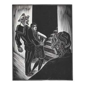 1929 Lynd Ward Sailor Wood Engraving Print