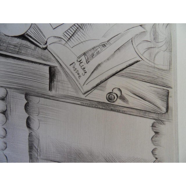 Mily Possoz, The Cat's Nap, Original Signed Engraving For Sale - Image 5 of 8