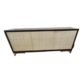 Newell Design Studio Gazelle Modern Macassar and Parchment Sideboard For Sale