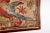 Antique American Large Framed Scarlet Macaw Hand Hooked Rug For Sale - Image 4 of 10