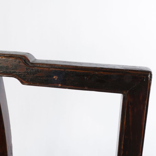 Brown Late 19th Century Antique Chinese Armchair For Sale - Image 8 of 12