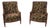 Pair of Sherrill French Louis XVI Style Upholstered Bergere Chairs For Sale